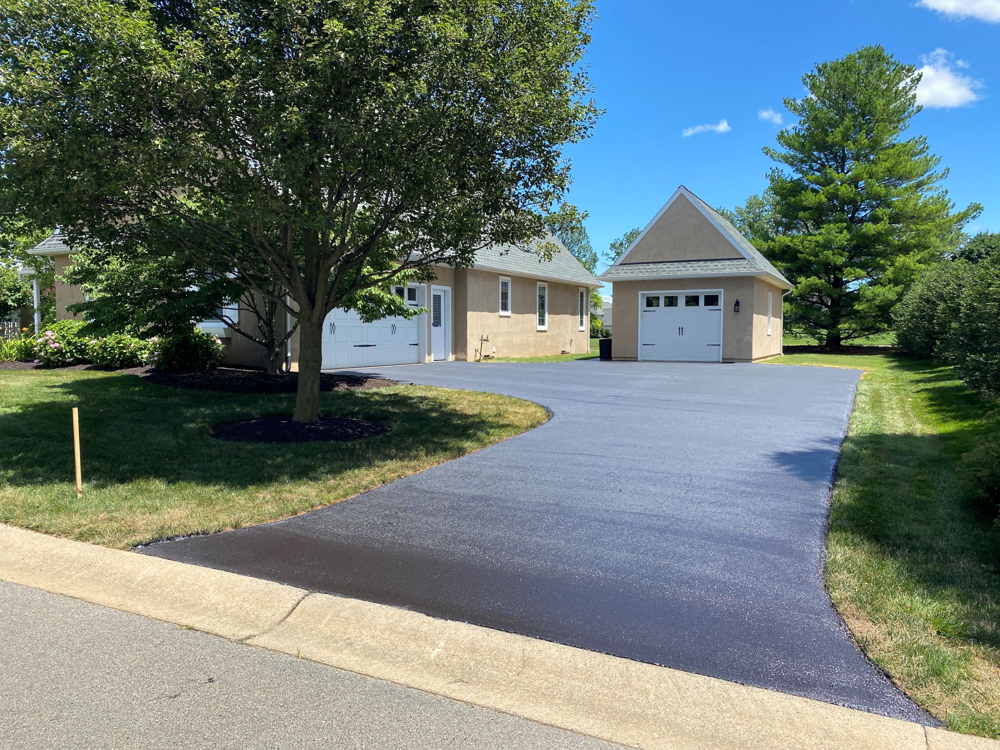 Lititz, PA Driveway Crack Sealing Project Restores Asphalt