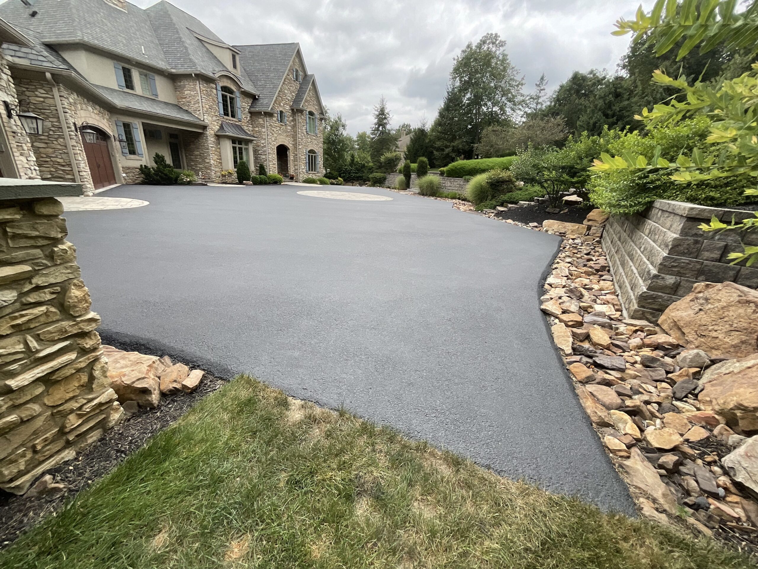 Protecting a Showpiece Driveway in Harrisburg, PA with Careful Residential Sealcoating