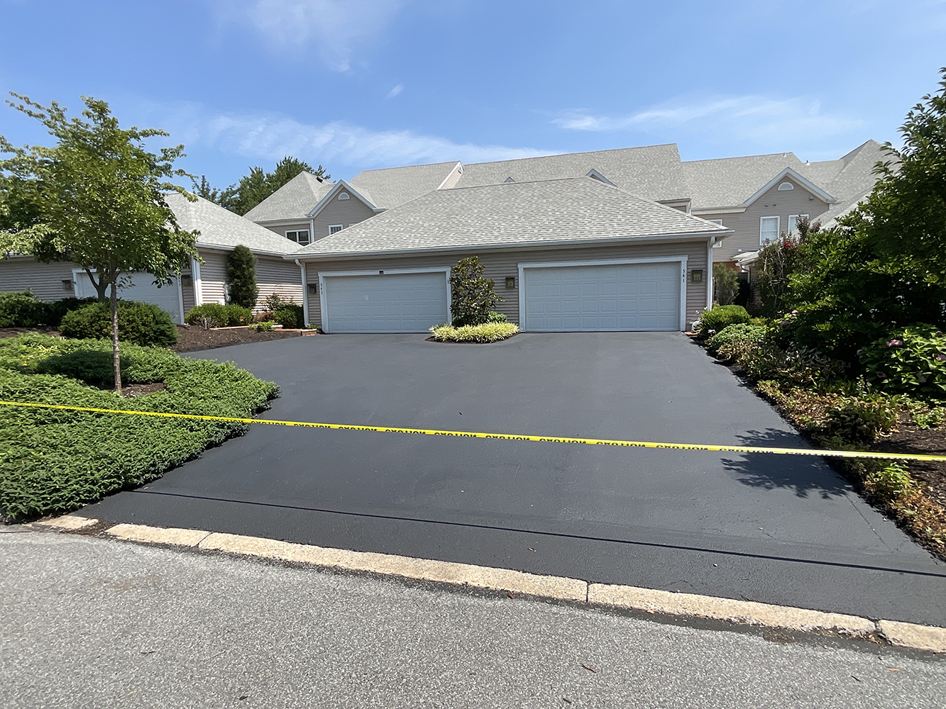 HOA Driveway Cleaning, Crack Filling, and Sealcoating in Lemoyne, PA