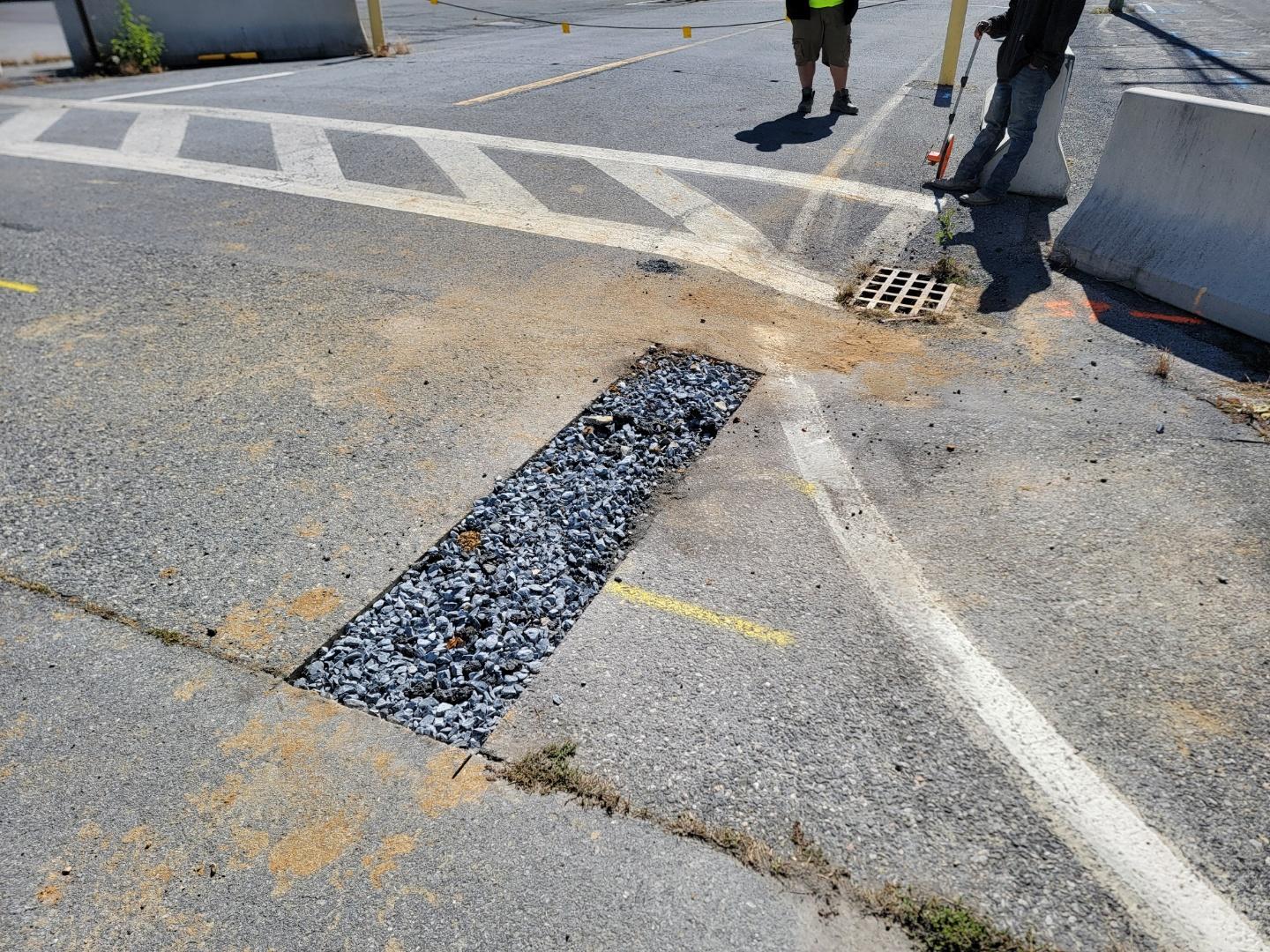 Seven Asphalt Repairs at an Active Army Depot in Chambersburg, PA